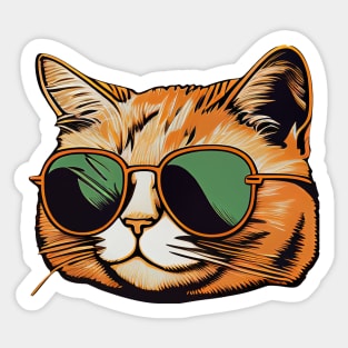 Cool Kitty Sticker